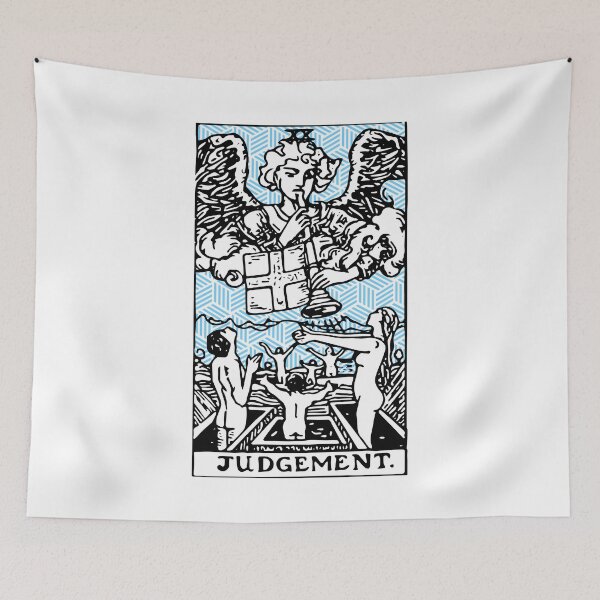 Item preview, Geometric tarot print, judgement designed and sold by Annalee Beer.