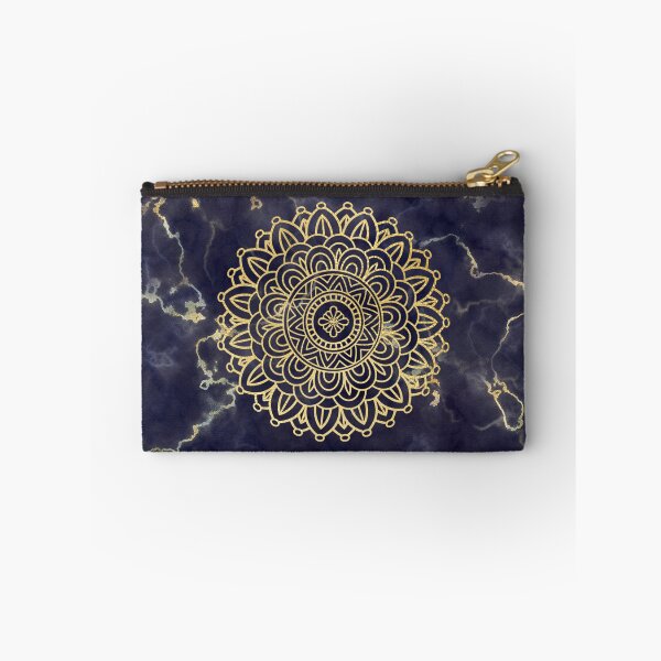 Item preview, Gold Mandala on Blue Marble designed and sold by Amy Olsen.