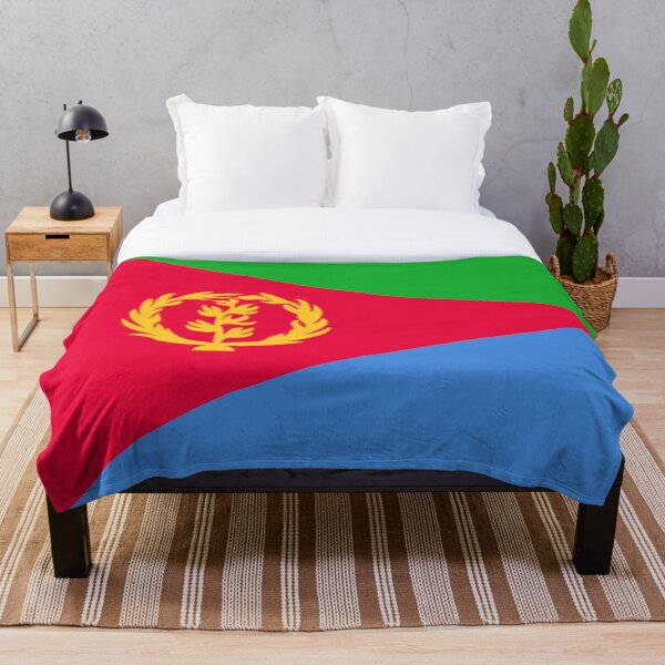 Eritrea flag Throw Blanket