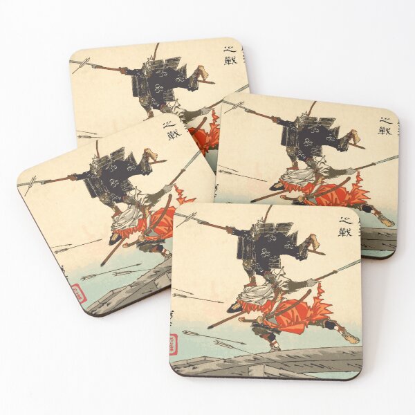 Item preview, Samurai Battle - Tsukioka Yoshitoshi designed and sold by tsubadesigns.