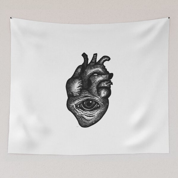 Item preview, stippled anatomical heart by Mallory Vinson @malloryvinsonart designed and sold by Mallory Vinson.