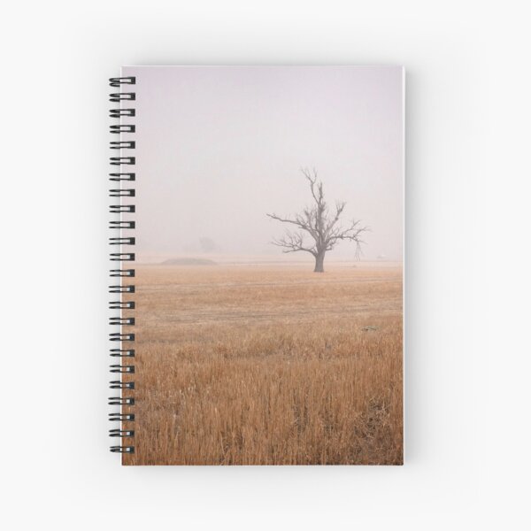 Tree In The Haze Spiral Notebook