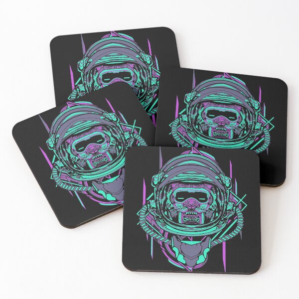 Item preview, Cyberpunk Geometry Anime Lion Astronaut  designed and sold by glitchedingrey.