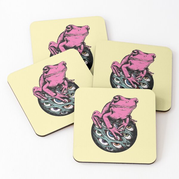 Item preview, Psychedelic Pink Frog designed and sold by naomiboru.