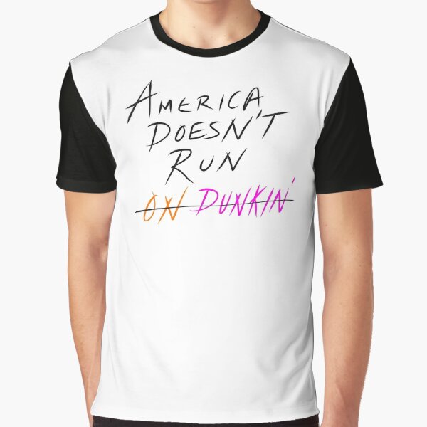 america runs on crime dunkin shirt