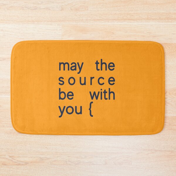 Item preview, may the source be with you designed and sold by FunnyGrief.