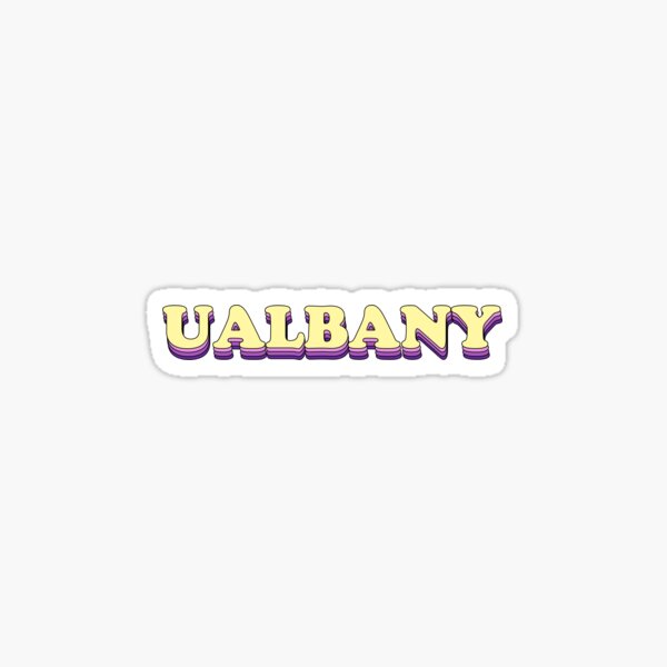 Item preview, ualbany sticker designed and sold by Lunarscape Art.