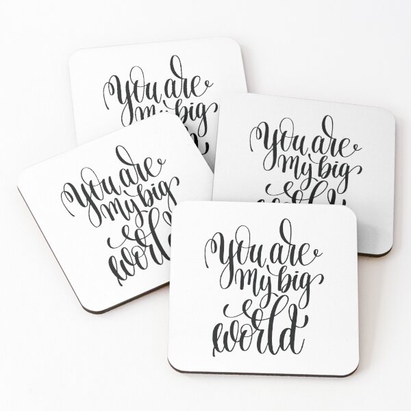 Item preview, You Are My Big World Inspirational and Motivational Quotes designed and sold by ProjectX23.