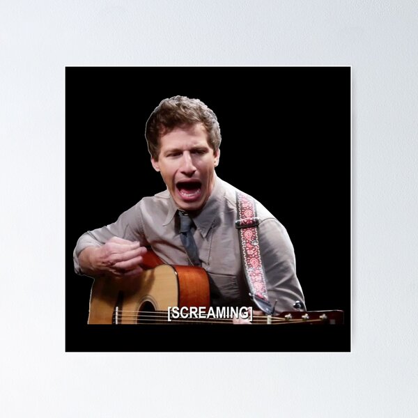 Item preview, Jake Peralta Screaming designed and sold by davidhilman.
