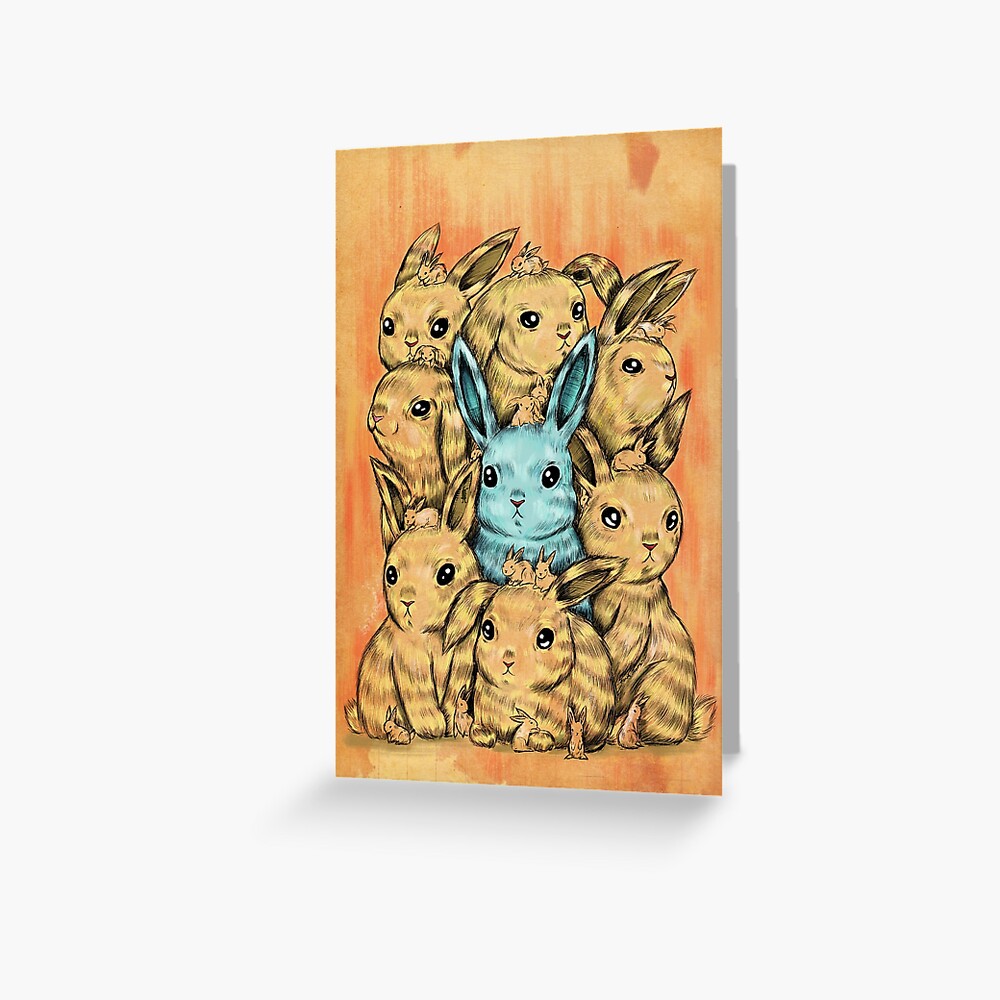 Item preview, Greeting Card designed and sold by FireRabbit.
