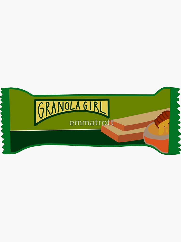 "granola girl sticker!" Sticker for Sale by emmatrott Redbubble