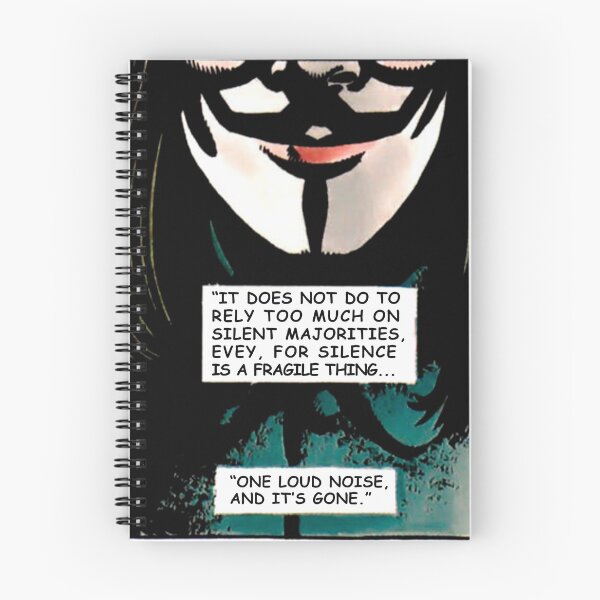 Item preview, V for Vendetta - Quote Silent designed and sold by Nincow.