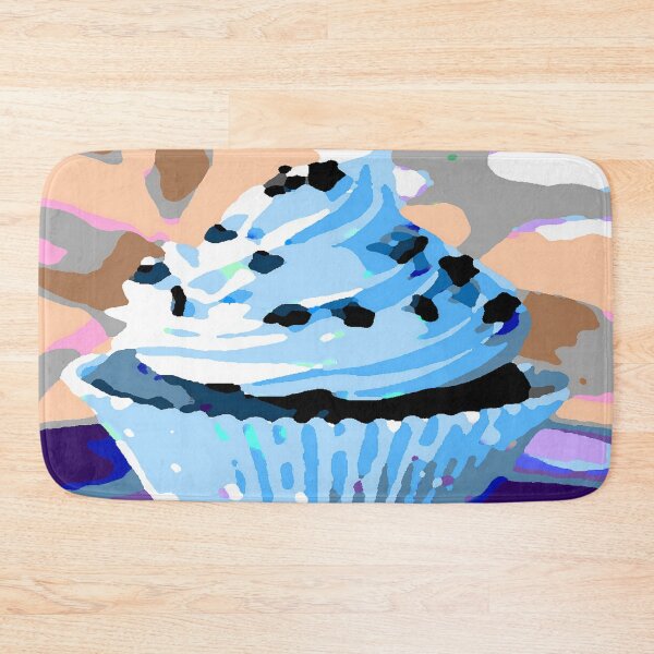 Item preview, Chocolate Cupcake with Blue Buttercream designed and sold by taiche.