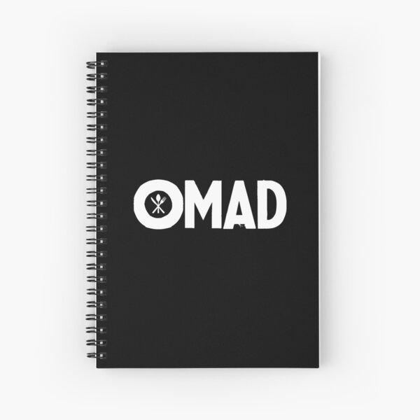 OMAD: One Meal a Day (Black) Spiral Notebook