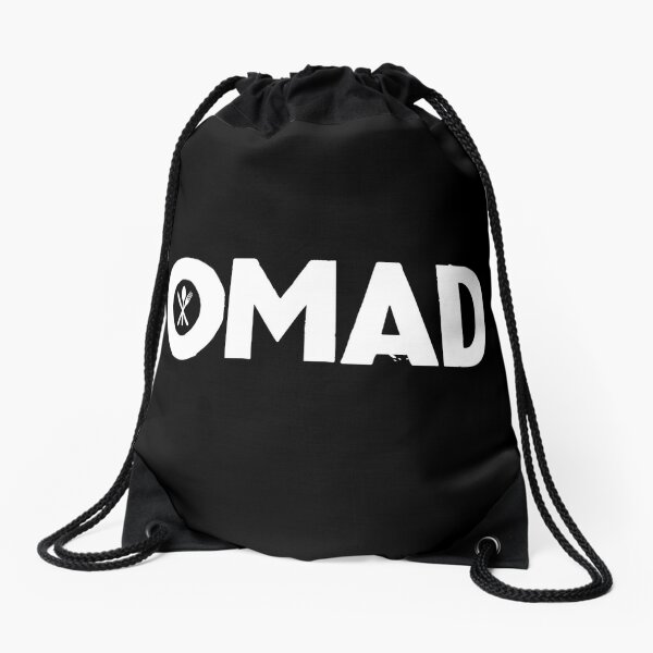 OMAD: One Meal a Day (Black) Drawstring Bag