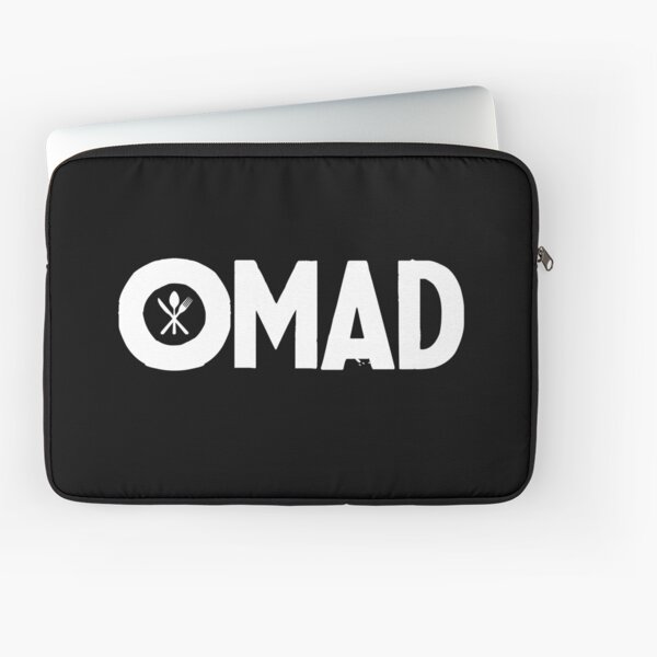OMAD: One Meal a Day (Black) Laptop Sleeve