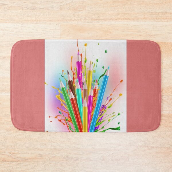 Item preview, Colour pencil design print designed and sold by Arshiya-4.