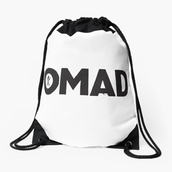 OMAD: One Meal a Day (White) Drawstring Bag