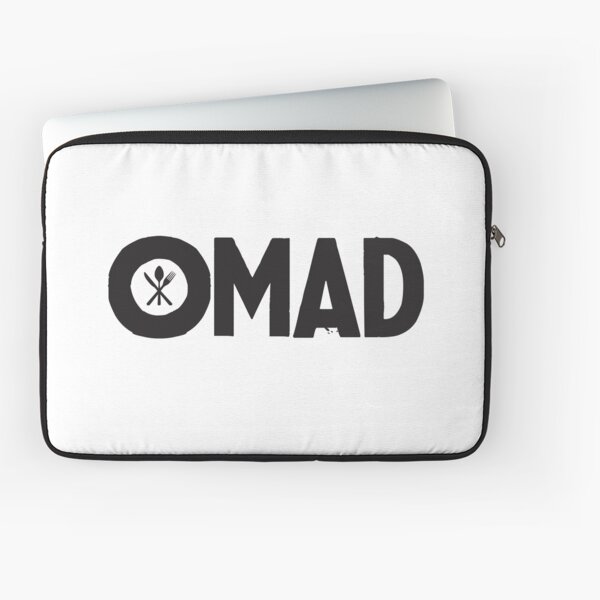 OMAD: One Meal a Day (White) Laptop Sleeve