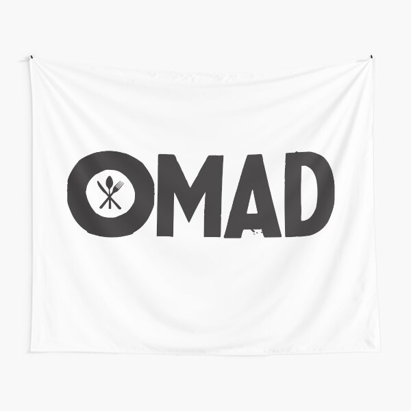 OMAD: One Meal a Day (White) Tapestry