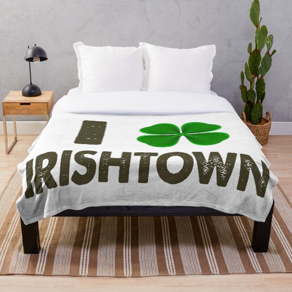 I LOVE IRISHTOWN TOO Throw Blanket