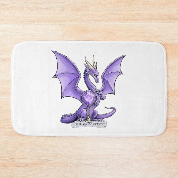 Item preview, Birthstone Dragon: February Amethyst Illustration designed and sold by stephsmith.