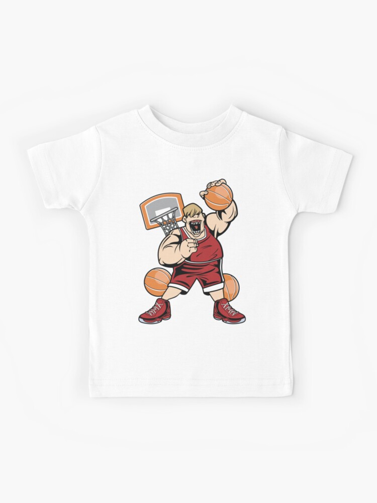 Edited NBA Logo Kids T-Shirt for Sale by DieLoz