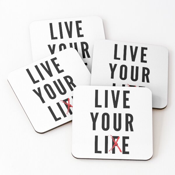 Item preview, Live your life/lie designed and sold by Digital Avocado.
