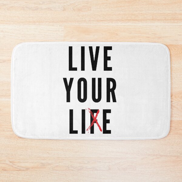 Item preview, Live your life/lie designed and sold by Digital Avocado.