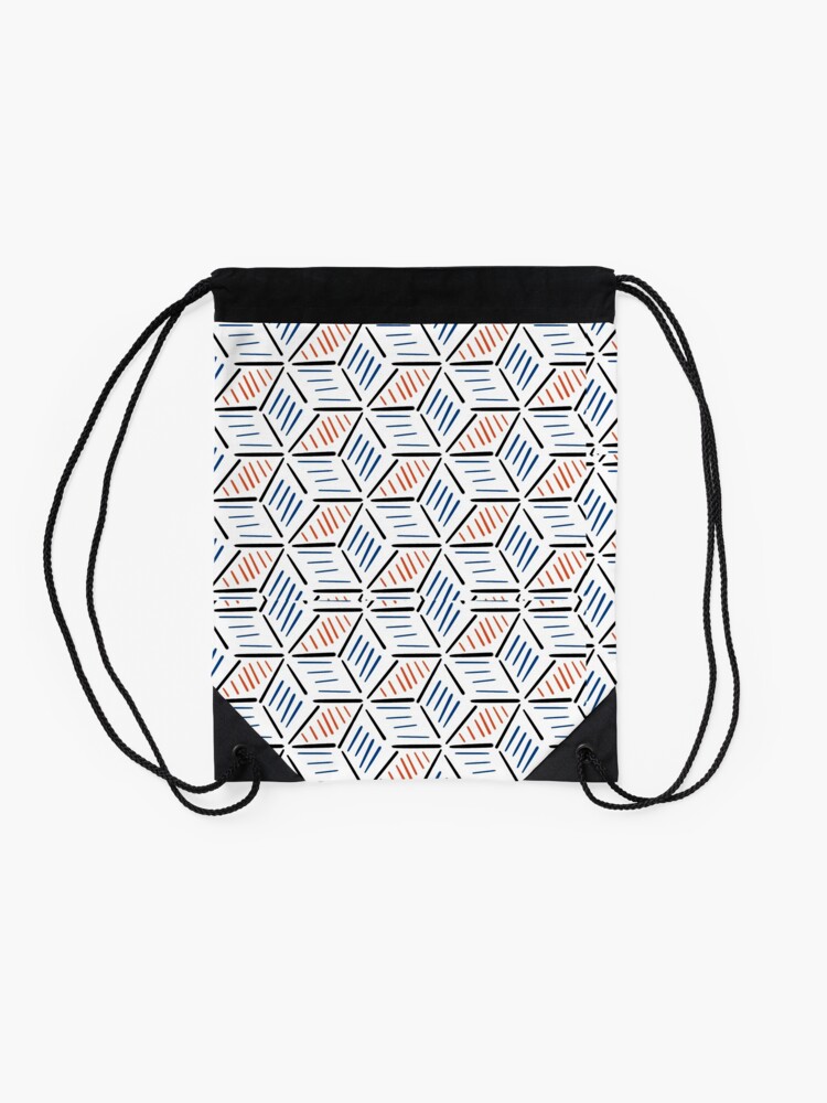 Alternate view of Janelle Pattern Drawstring Bag