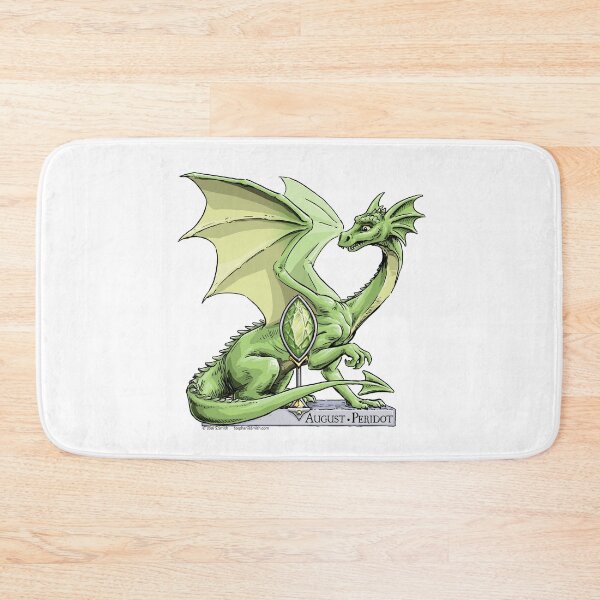 Item preview, Birthstone Dragon: August Peridot Illustration designed and sold by stephsmith.