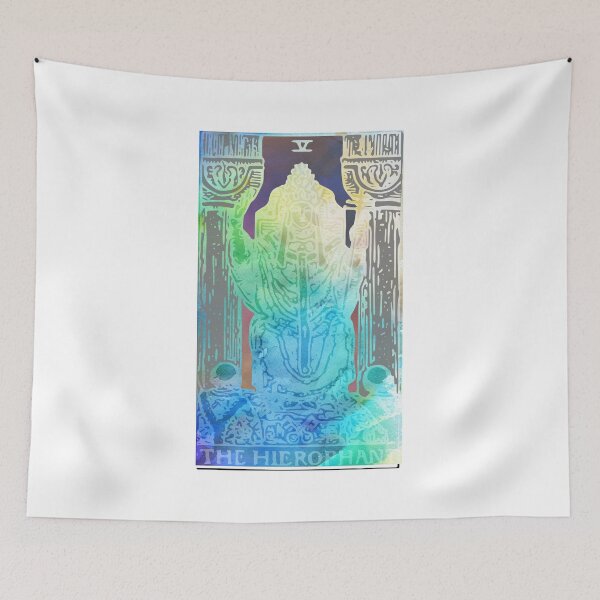 Item preview, Soft Watercolour Tarot Print - The Hierophant designed and sold by Annalee Beer.