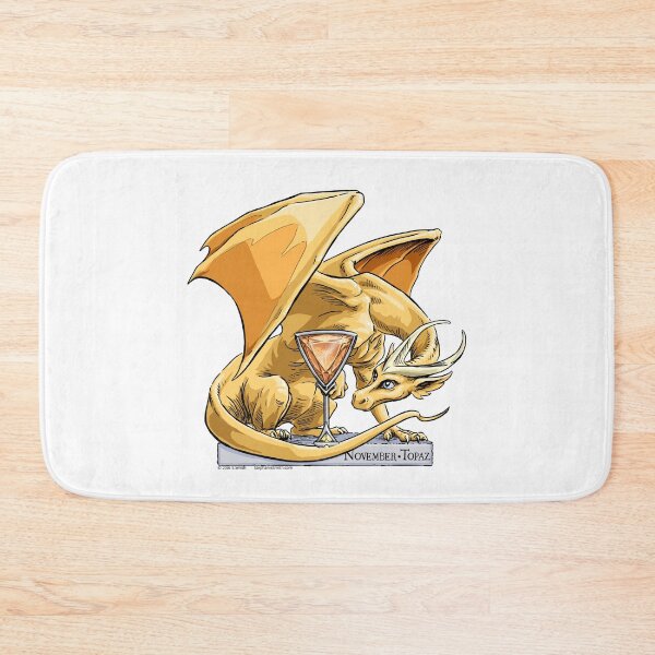 Item preview, Birthstone Dragon: November Topaz Illustration designed and sold by stephsmith.