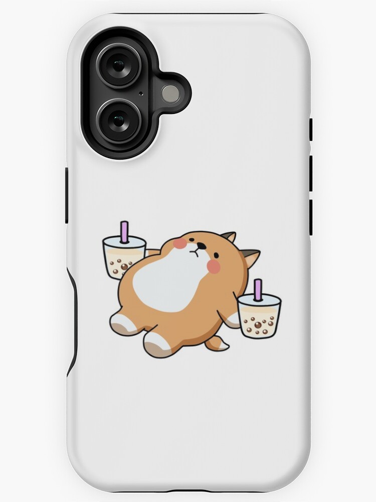 Imagen 1 de 4, Funda de iPhone con la obra ¡Shiba perezoso ama a Boba!, diseñada y vendida por SirBobalot.