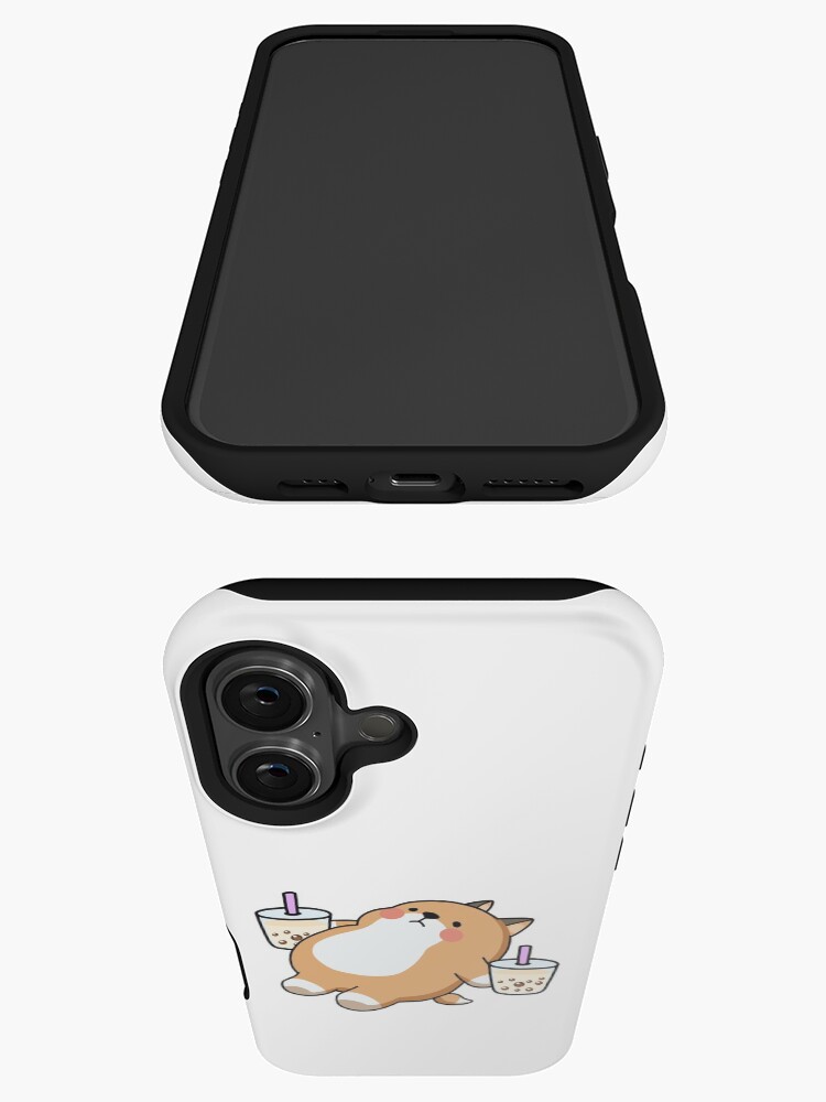 Imagen 3 de 4, Funda de iPhone con la obra ¡Shiba perezoso ama a Boba!, diseñada y vendida por SirBobalot.