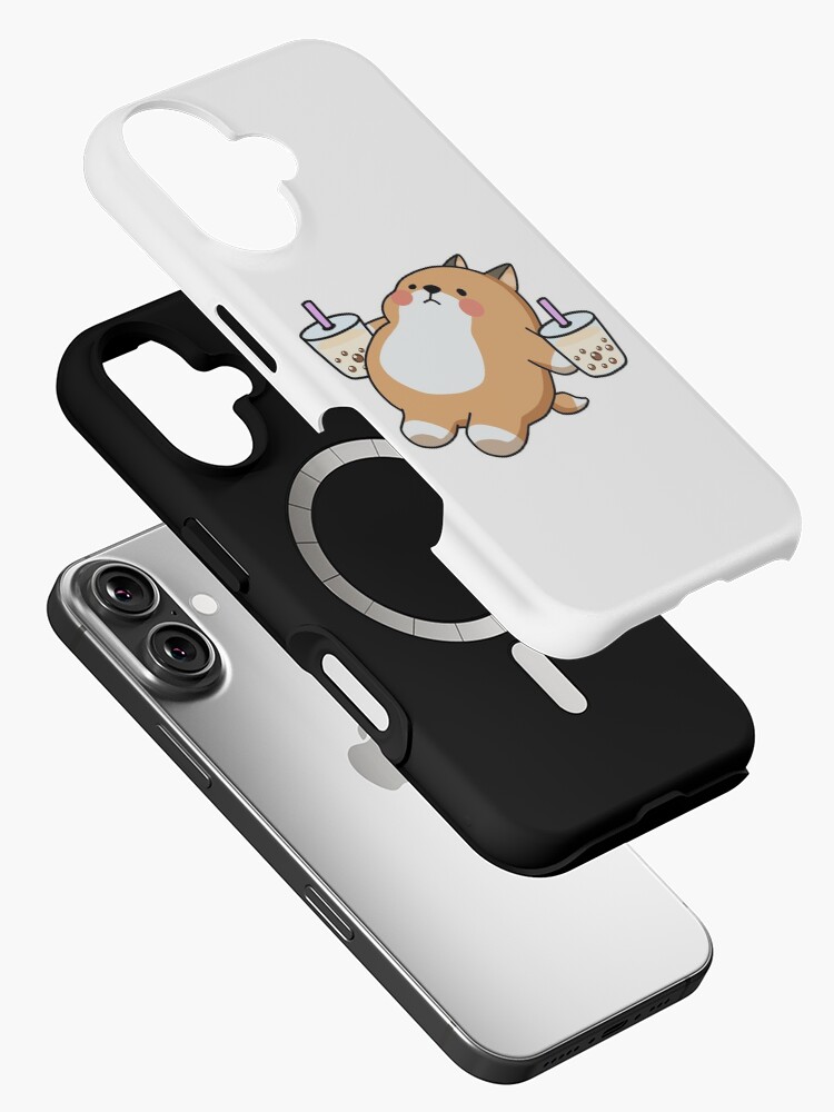 Imagen 2 de 4, Funda de iPhone con la obra ¡Shiba perezoso ama a Boba!, diseñada y vendida por SirBobalot.