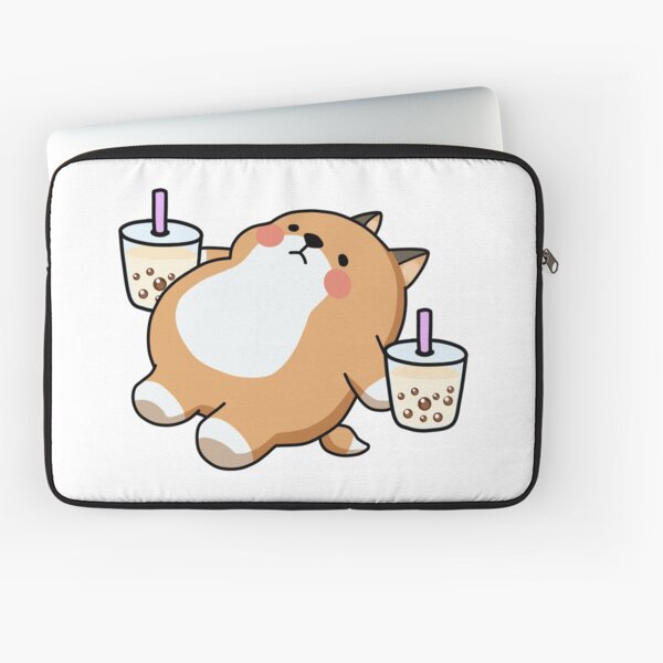 Item preview, Lazy Shiba Loves Boba! designed and sold by SirBobalot.
