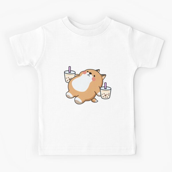 Item preview, Lazy Shiba Loves Boba! designed and sold by SirBobalot.