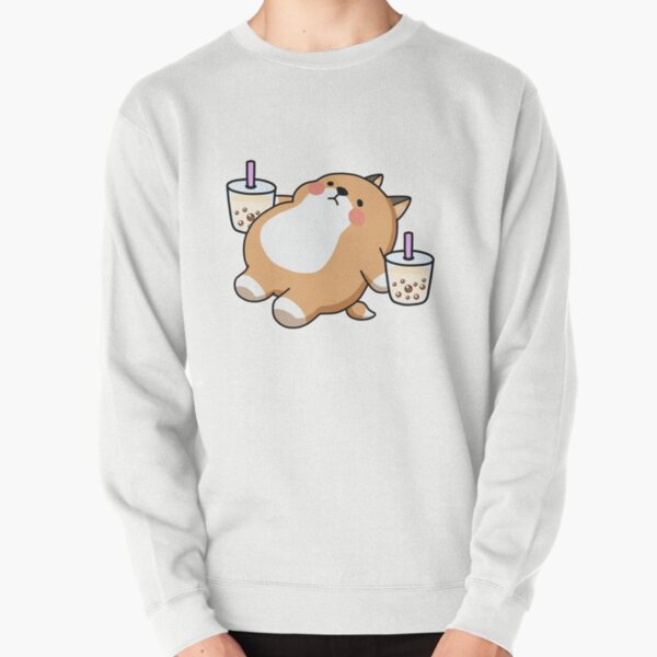 Item preview, Lazy Shiba Loves Boba! designed and sold by SirBobalot.