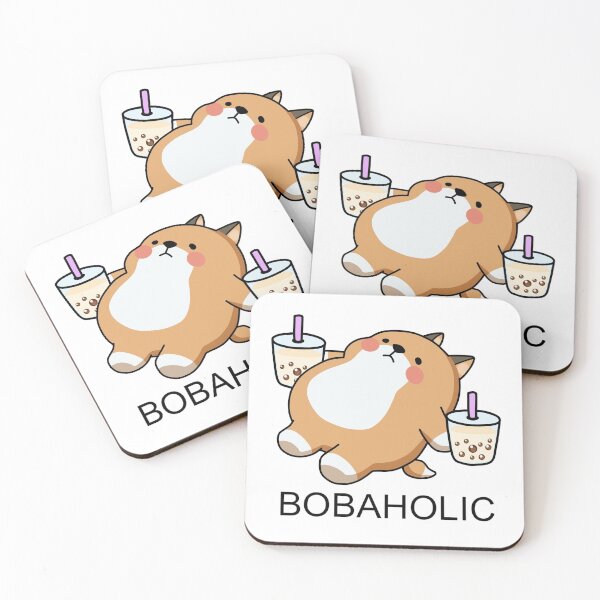 Item preview, Lazy Bobaholic Shiba Loves Boba! designed and sold by SirBobalot.