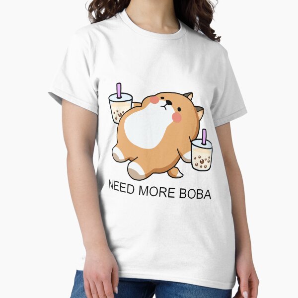 Item preview, Lazy Shiba Needs More Boba! designed and sold by SirBobalot.