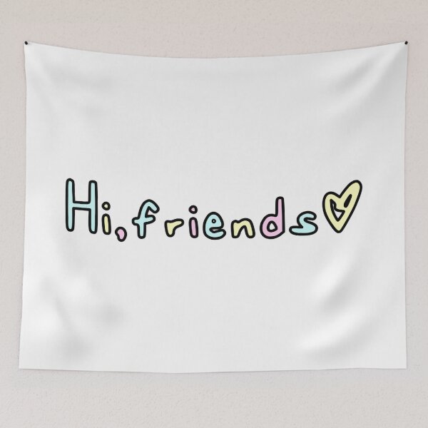 Item preview, Hi, friends! designed and sold by Makieroon.