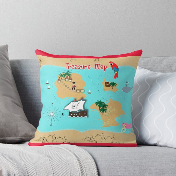Item preview, Pirates Secret Hidden Treasure Themed Map designed and sold by Artification.