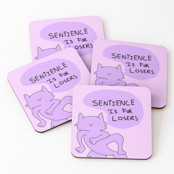 Item preview, Sentience is for losers designed and sold by AnnaValdezArt.