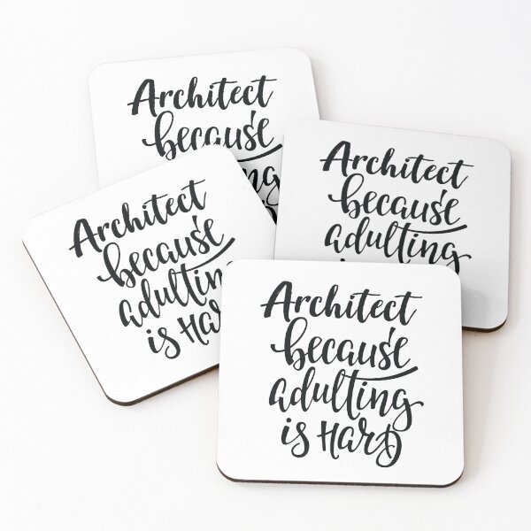 Item preview, Architect Because Adulting Is Hard designed and sold by ProjectX23.