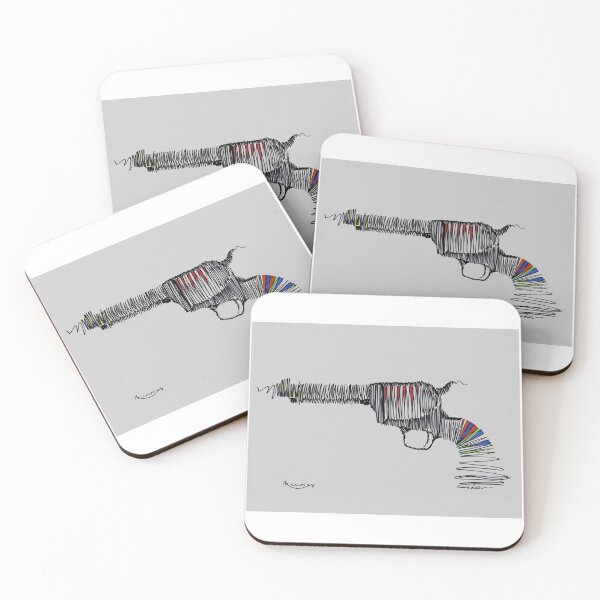 Item preview, Pistol By Artguru 0332, 28 X 22, - Acrylic On Paper designed and sold by Art Guru.