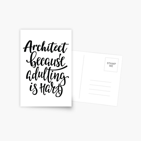 Item preview, Architect Because Adulting Is Hard designed and sold by ProjectX23.