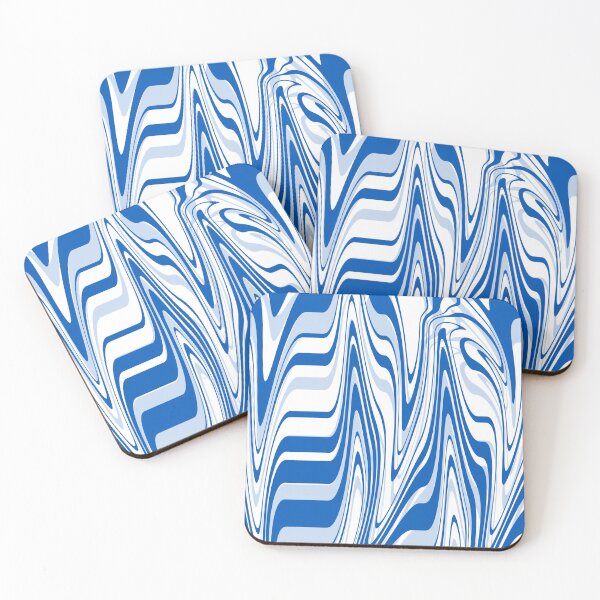 Item preview, Blue Marbling by Mira Tasich designed and sold by Mira Tasich.