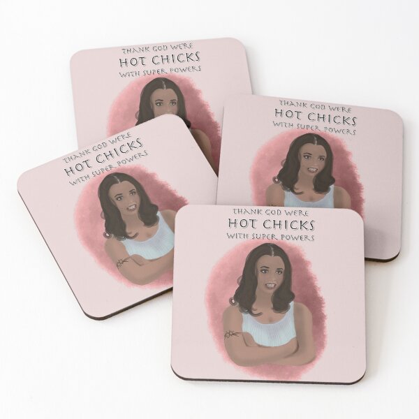 Item preview, Faith "Thank God We're Hot Chicks with Super Powers" designed and sold by aelmz.