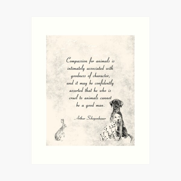 Compassion for Animals Art Print